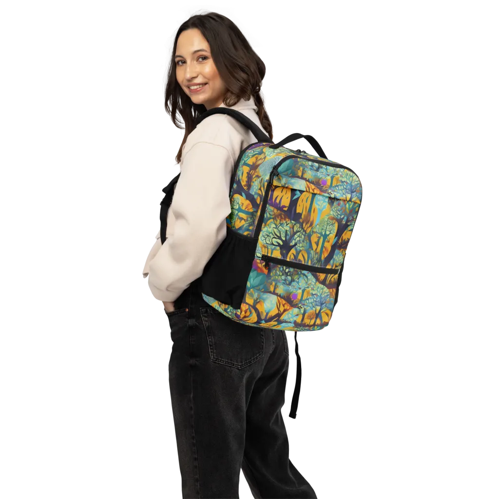 Saffron Canopy on Utility Backpack — Back