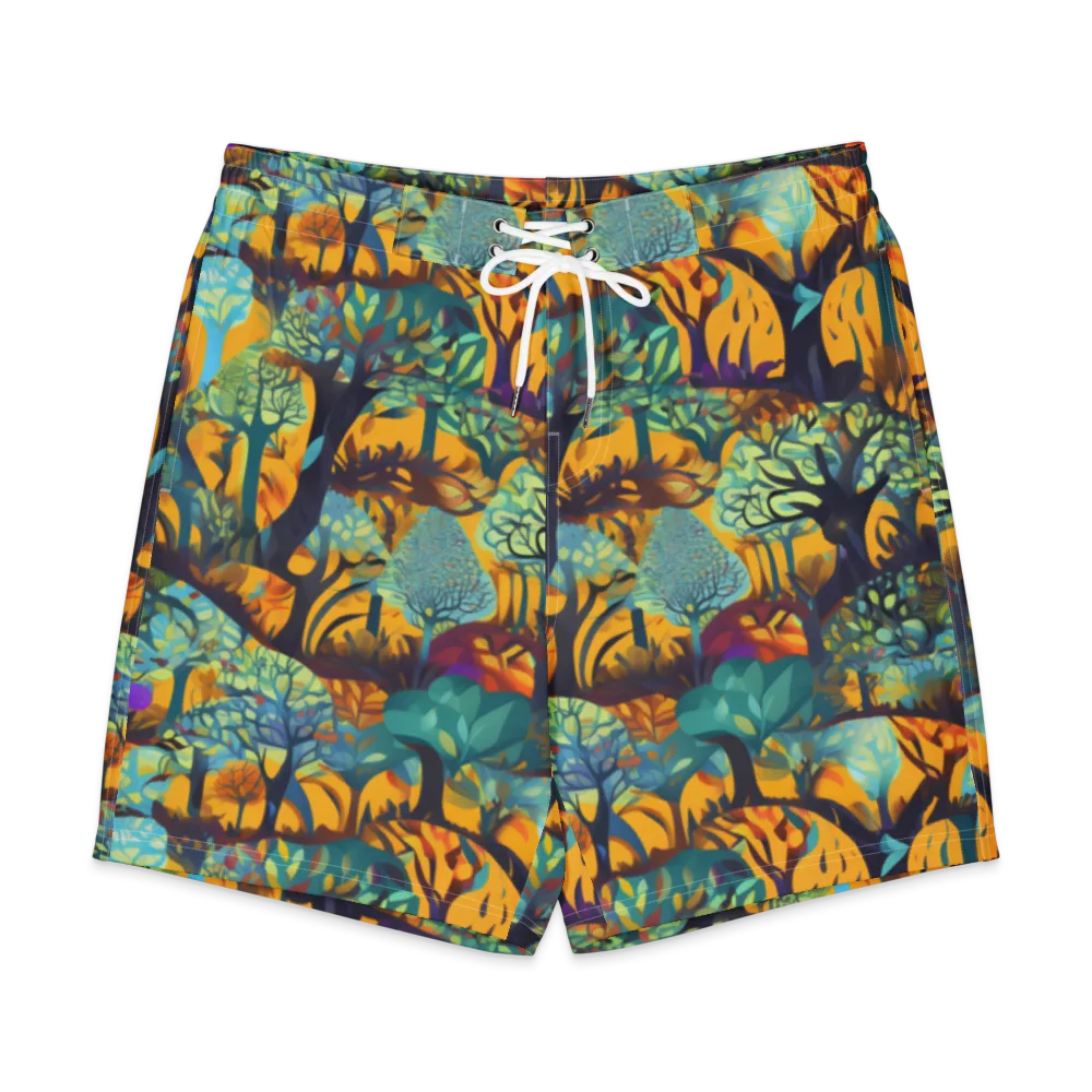 Saffron Canopy on Men's Board Shorts — Front