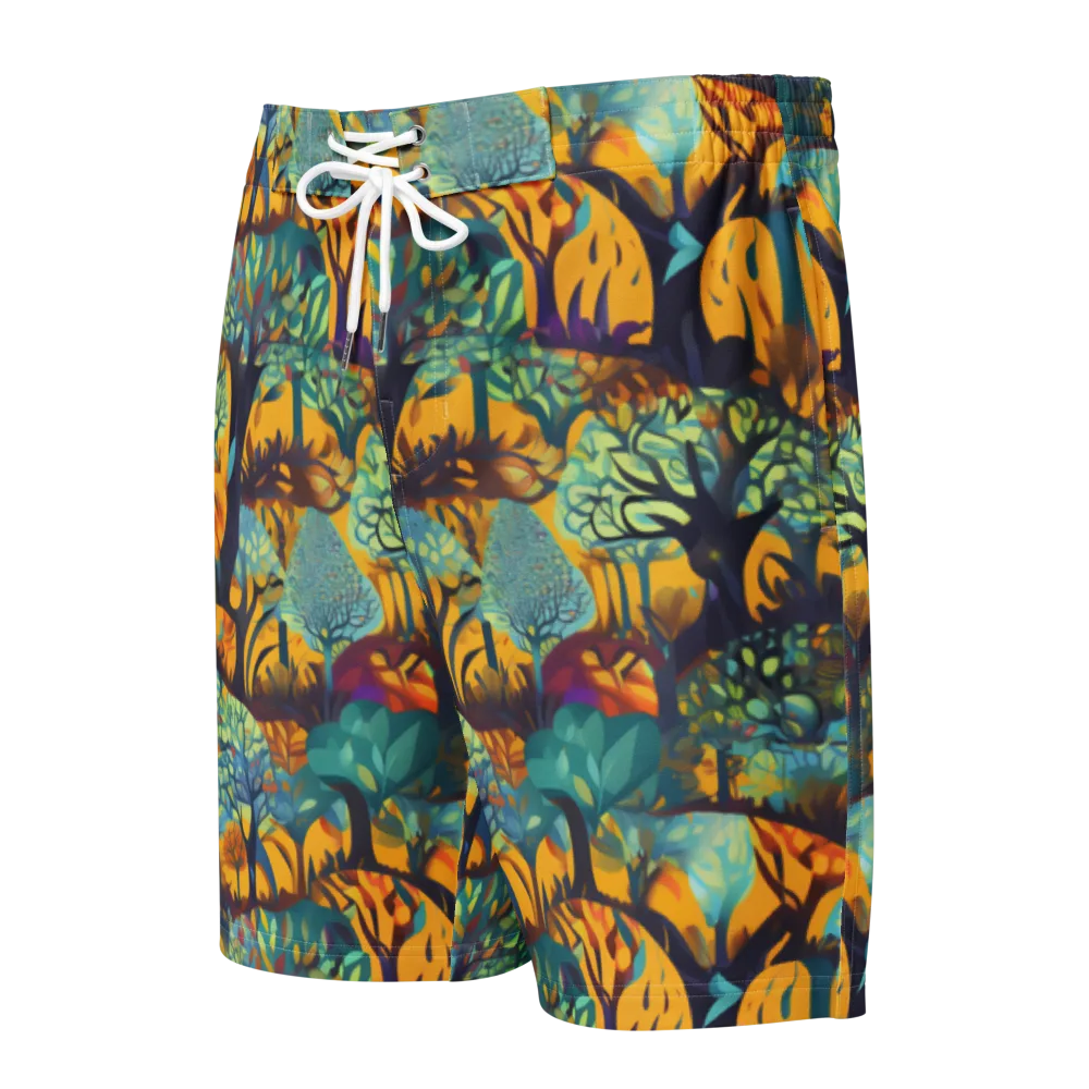 Saffron Canopy on Men's Board Shorts — Front