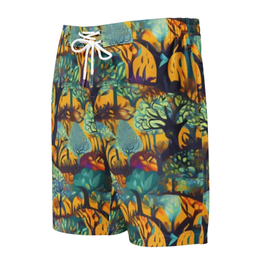 Saffron Canopy on a Men's Board Shorts