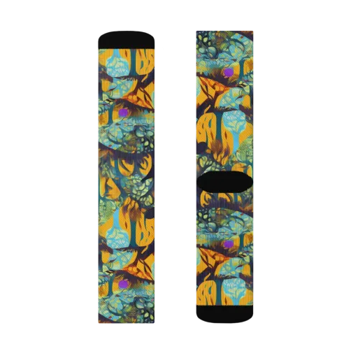 Saffron Canopy on a Socks