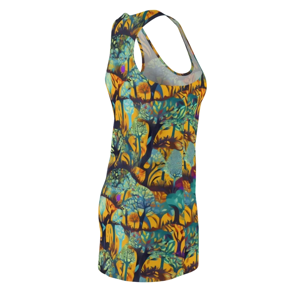 Saffron Canopy on Racerback Dress — Back Side
