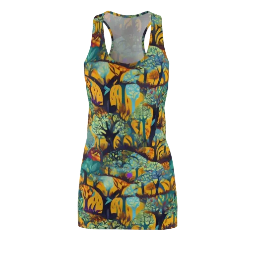 Saffron Canopy on a Racerback Dress
