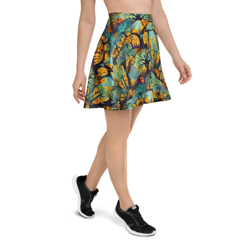 Saffron Canopy on a Skater Skirt