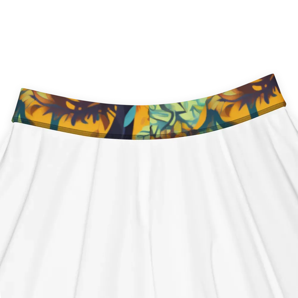 Saffron Canopy on Skater Skirt — Product details