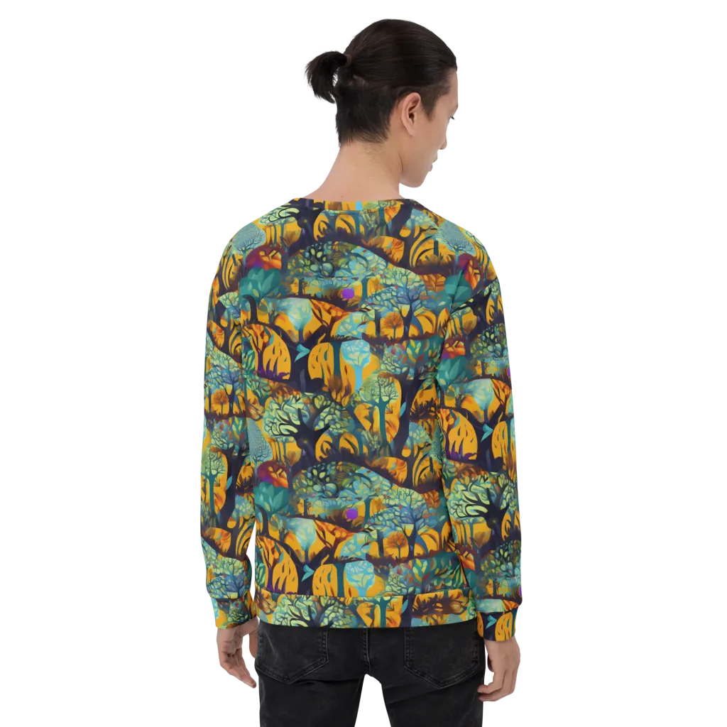 Saffron Canopy on Sweatshirt — Back