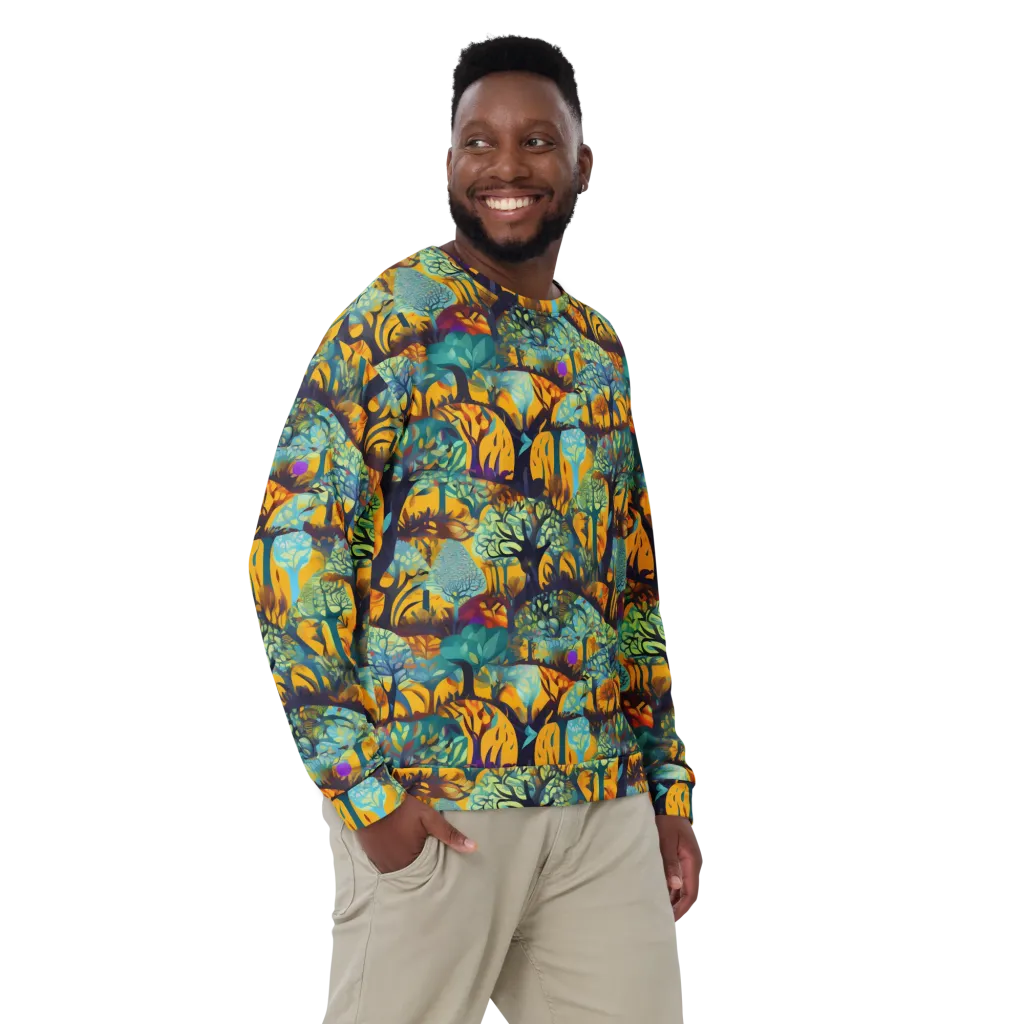 Saffron Canopy on Sweatshirt — Front