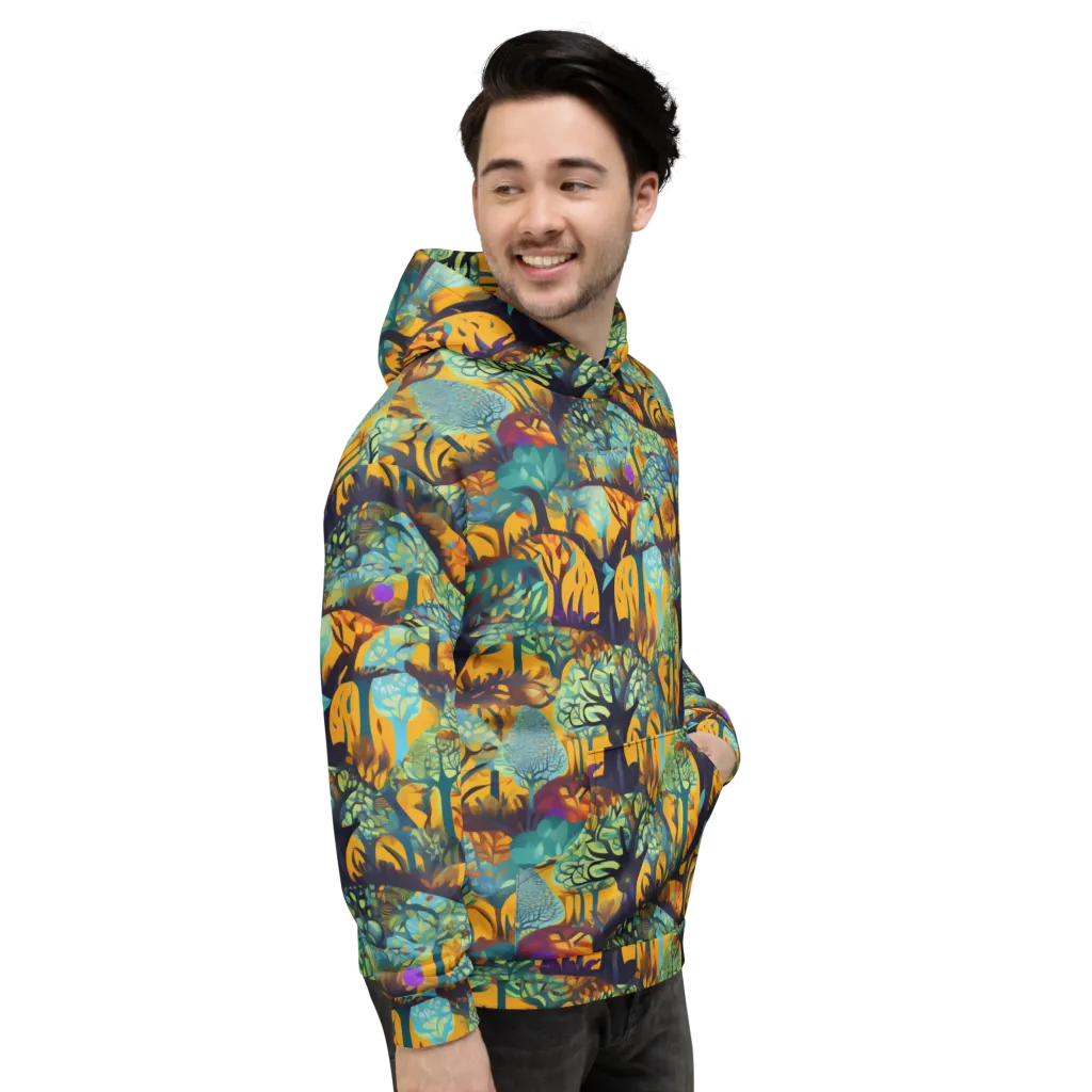 Saffron Canopy on Hoodie — Right