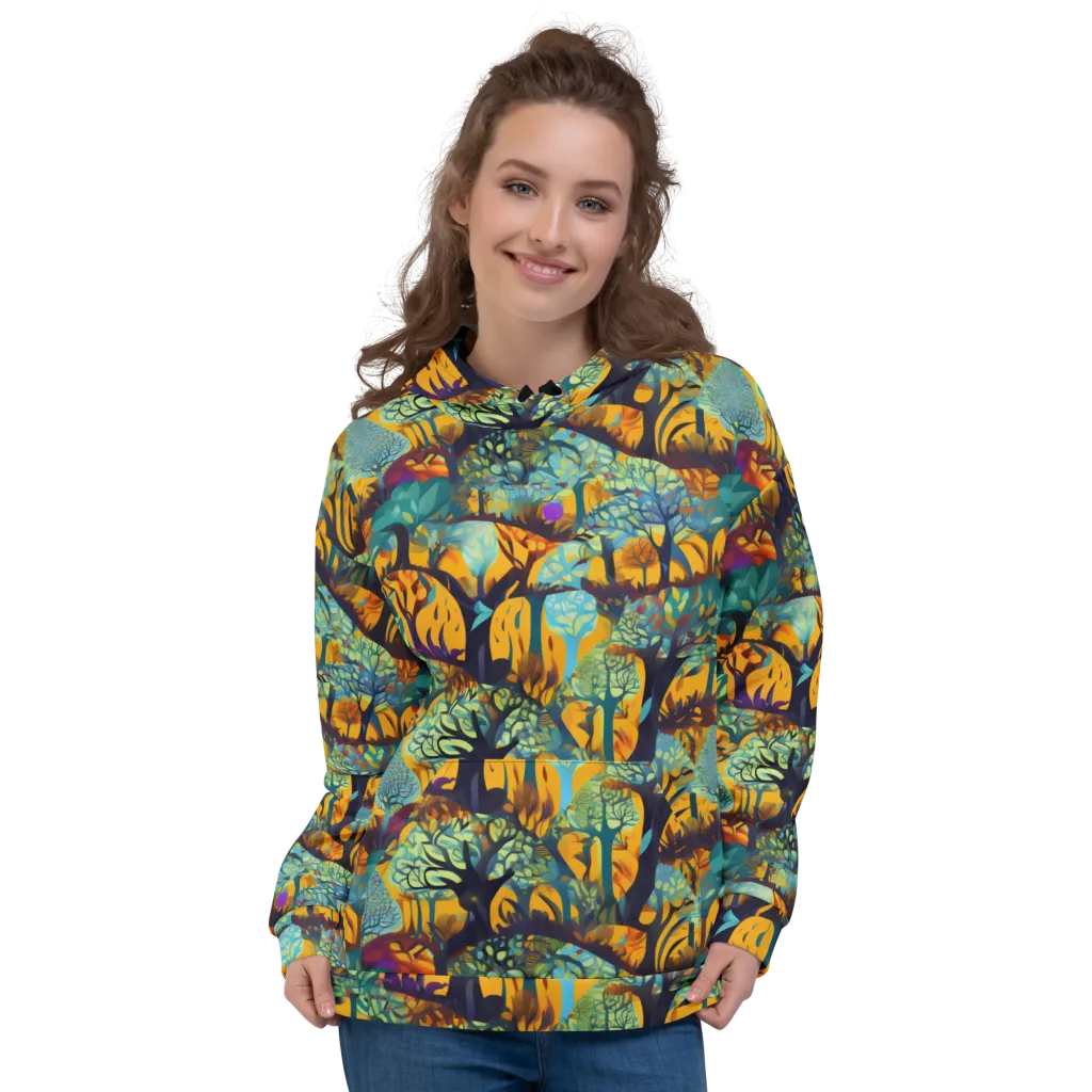 Saffron Canopy on Hoodie — Front