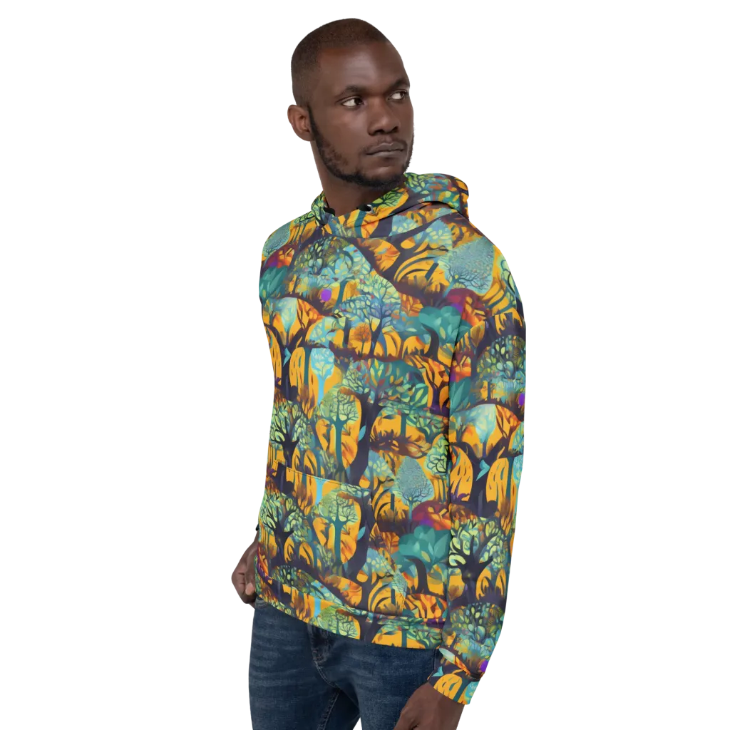 Saffron Canopy on Hoodie — Left