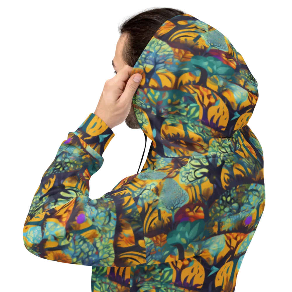 Saffron Canopy on Hoodie — Back