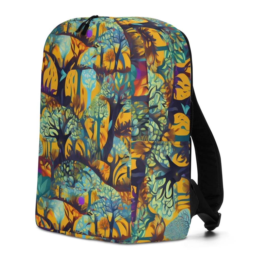 Saffron Canopy on Minimalist Backpack — Left