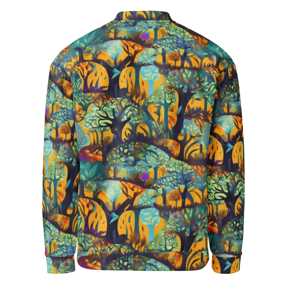 Saffron Canopy on Bomber Jacket — Back
