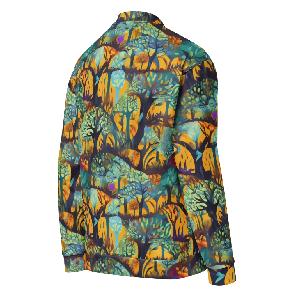 Saffron Canopy on Bomber Jacket — Right Back