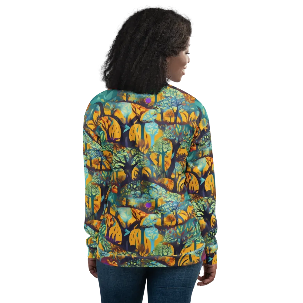 Saffron Canopy on Bomber Jacket — Back