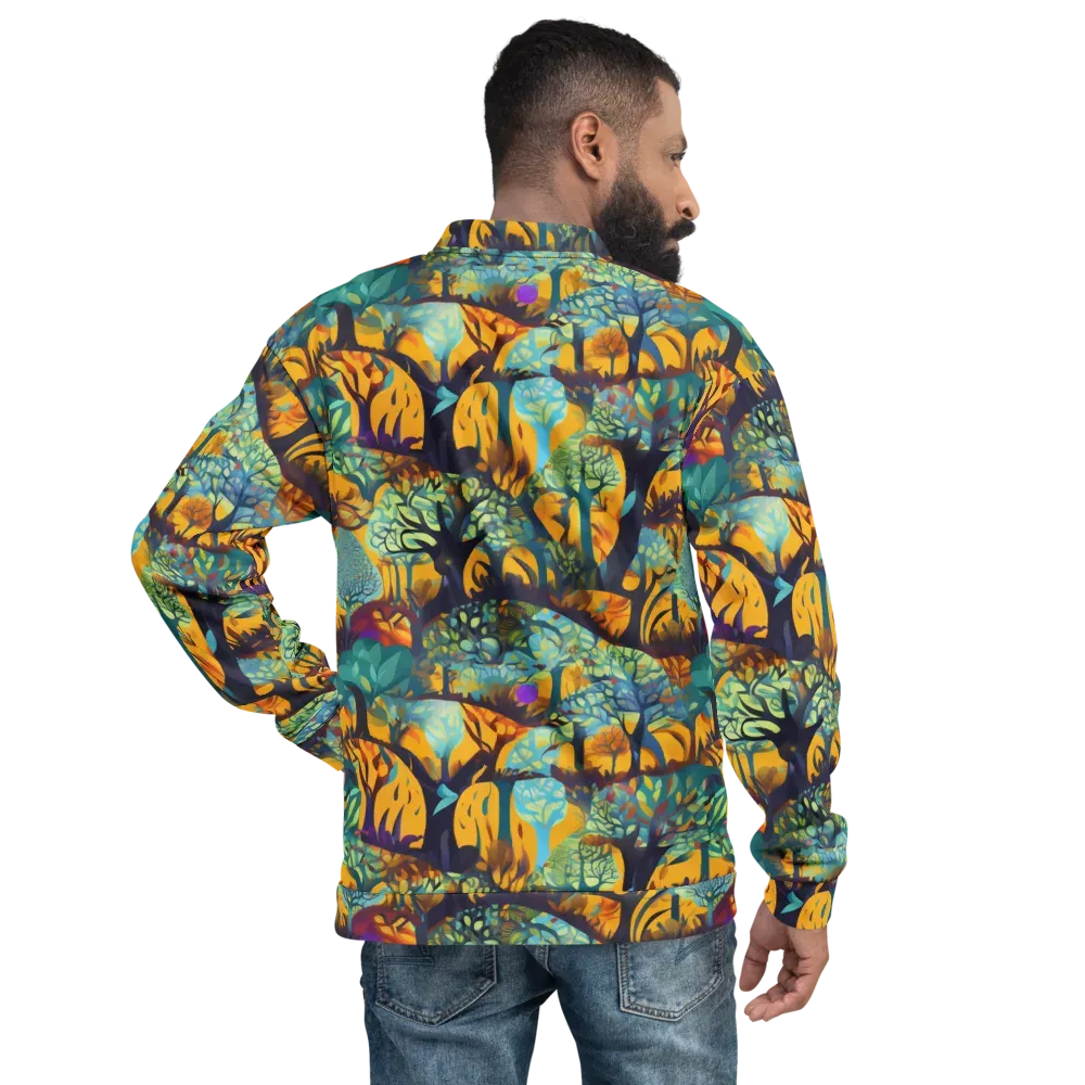 Saffron Canopy on Bomber Jacket — Back