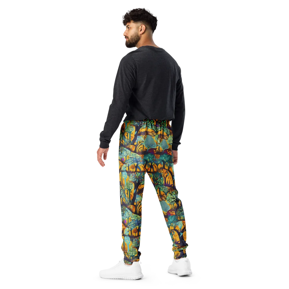 Saffron Canopy on Men's Joggers — Back