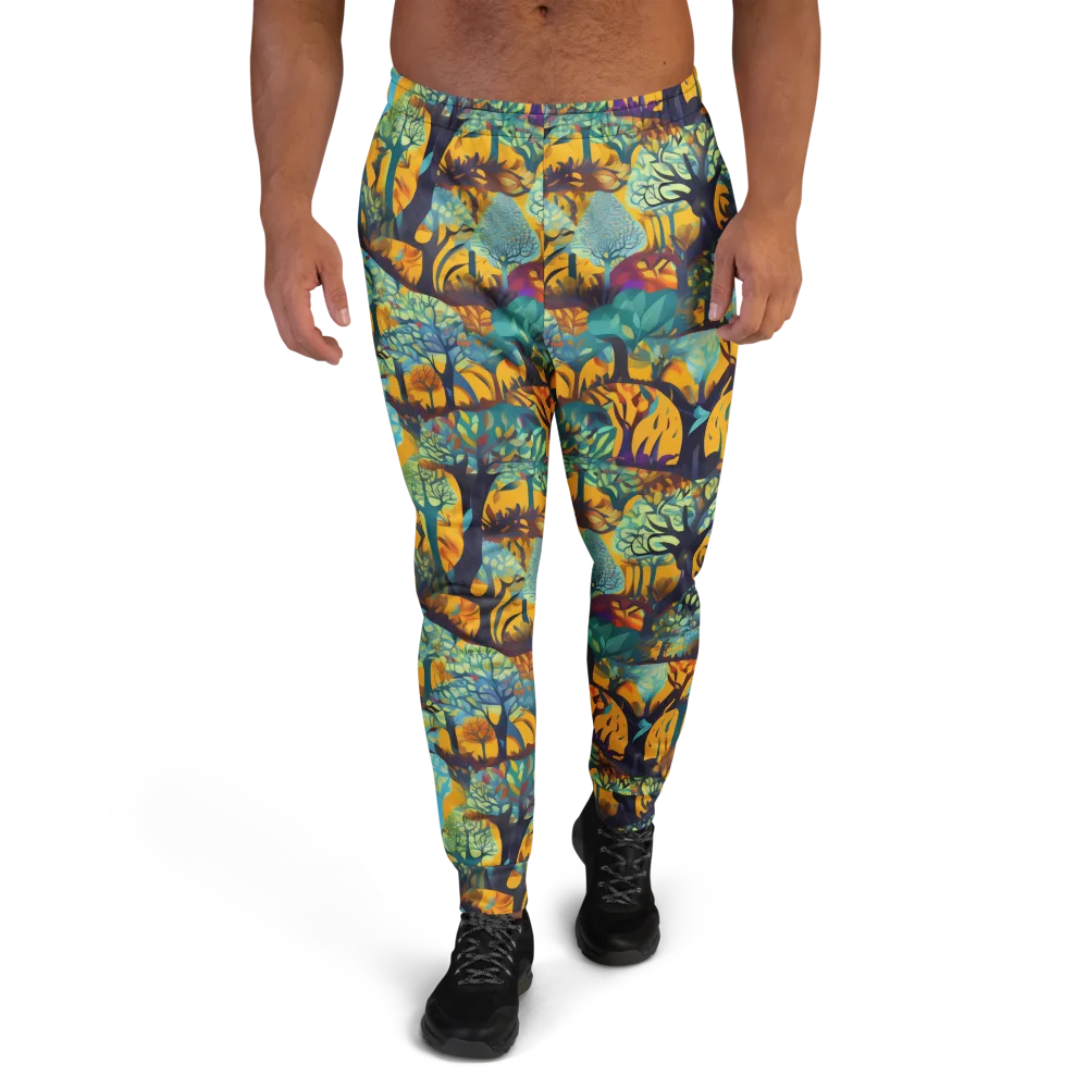 Saffron Canopy on Men's Joggers — Front