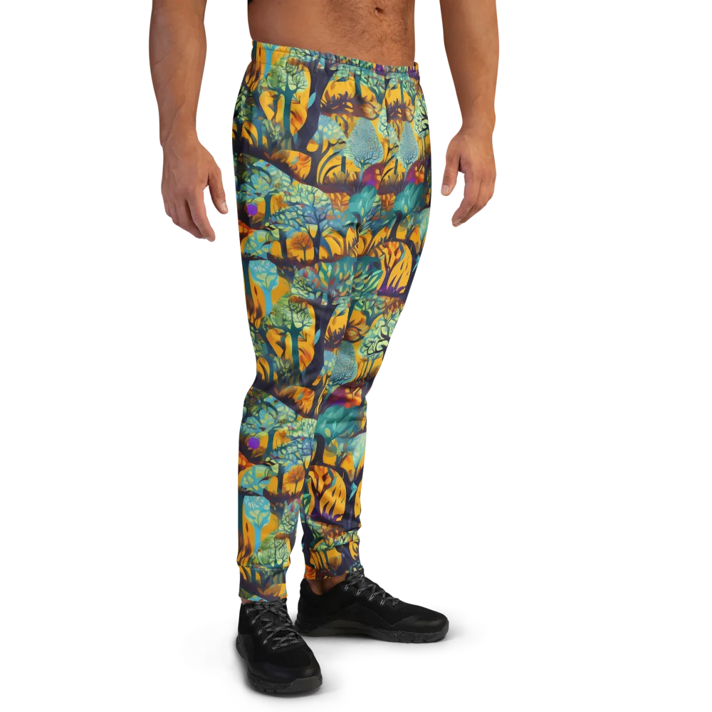 Saffron Canopy on Men's Joggers — Right
