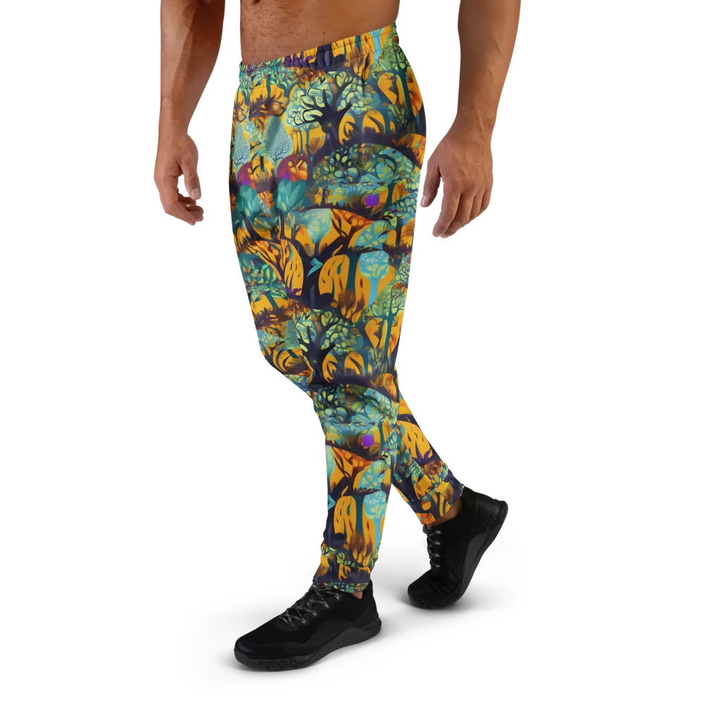 Saffron Canopy on Men's Joggers — Left