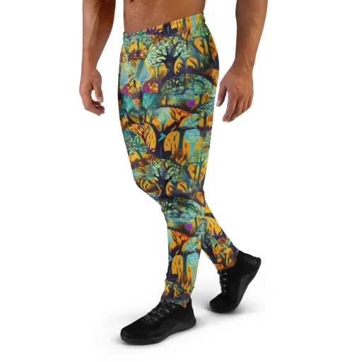 Saffron Canopy on a Men's Joggers