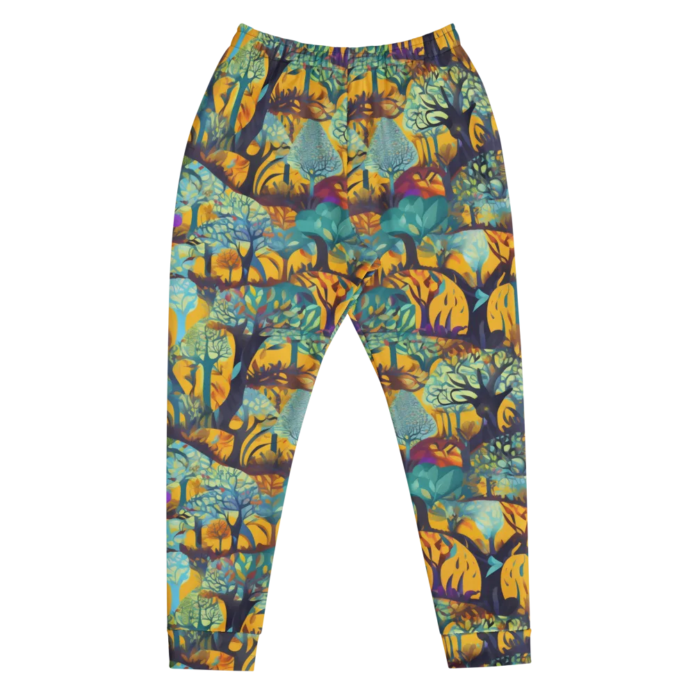 Saffron Canopy on Men's Joggers — Front