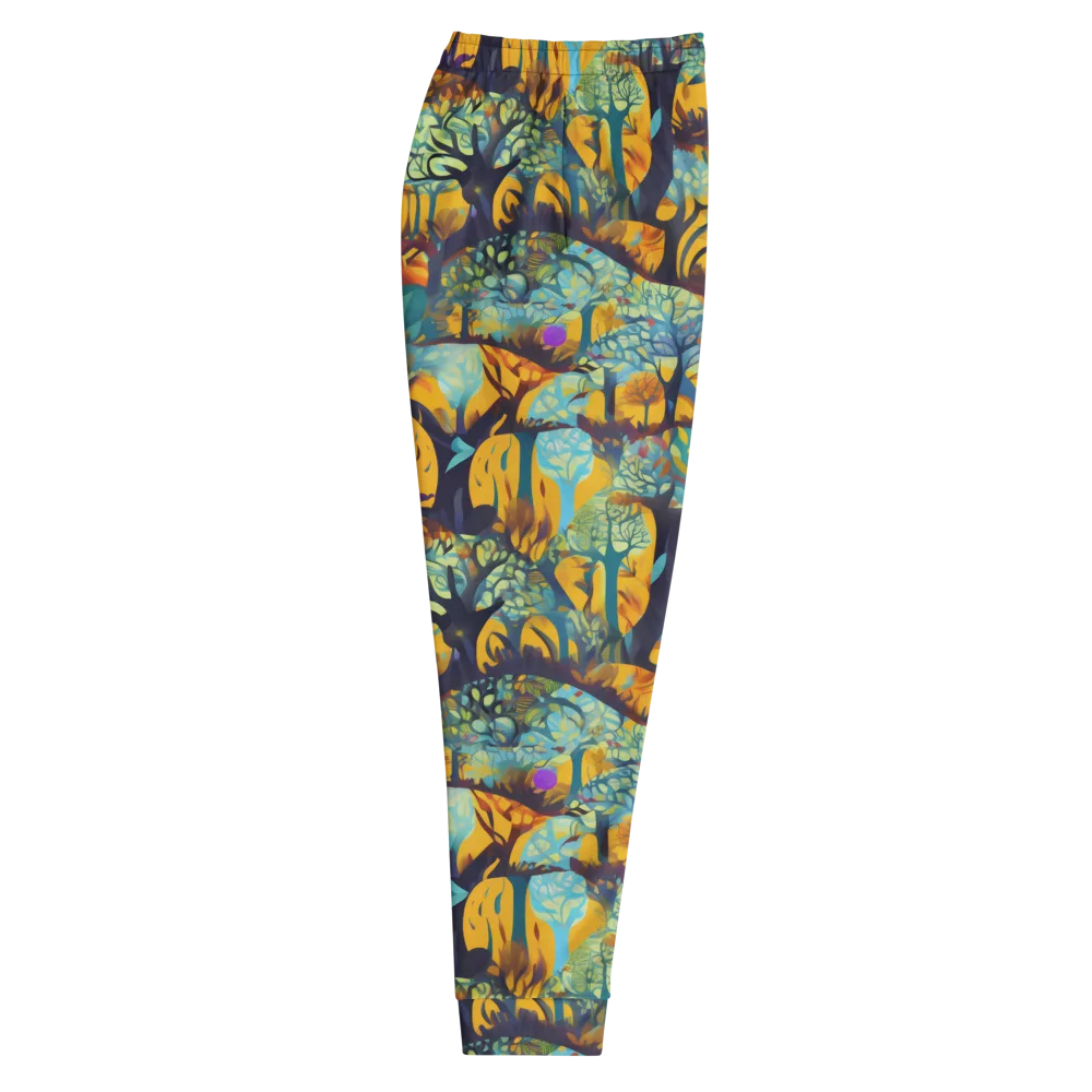 Saffron Canopy on Men's Joggers — Right