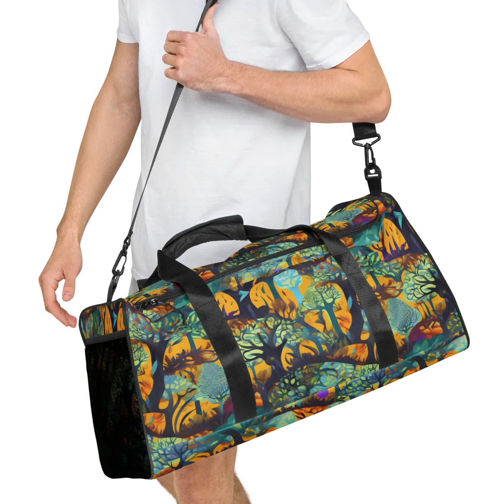 Saffron Canopy on Duffle Bag — Right Front