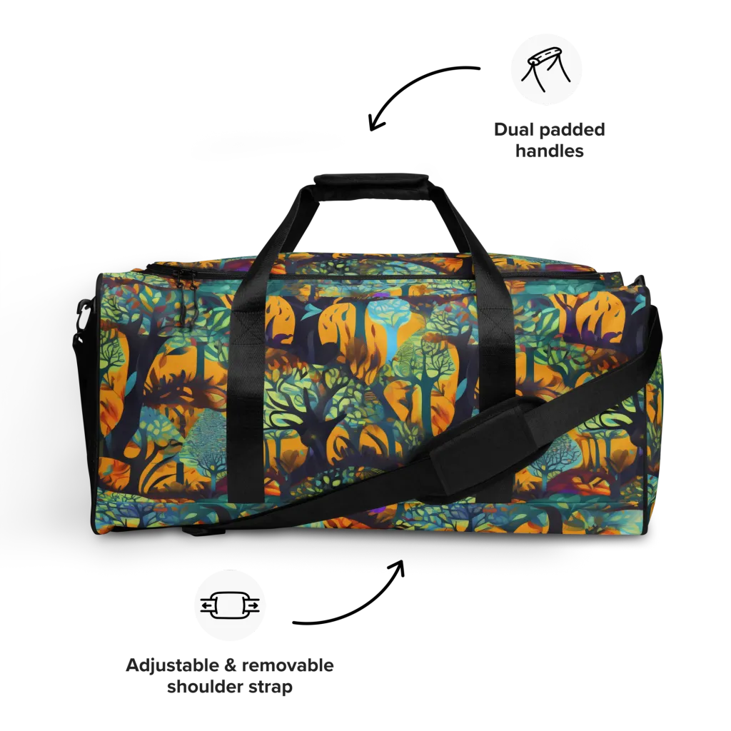 Saffron Canopy on Duffle Bag — Front