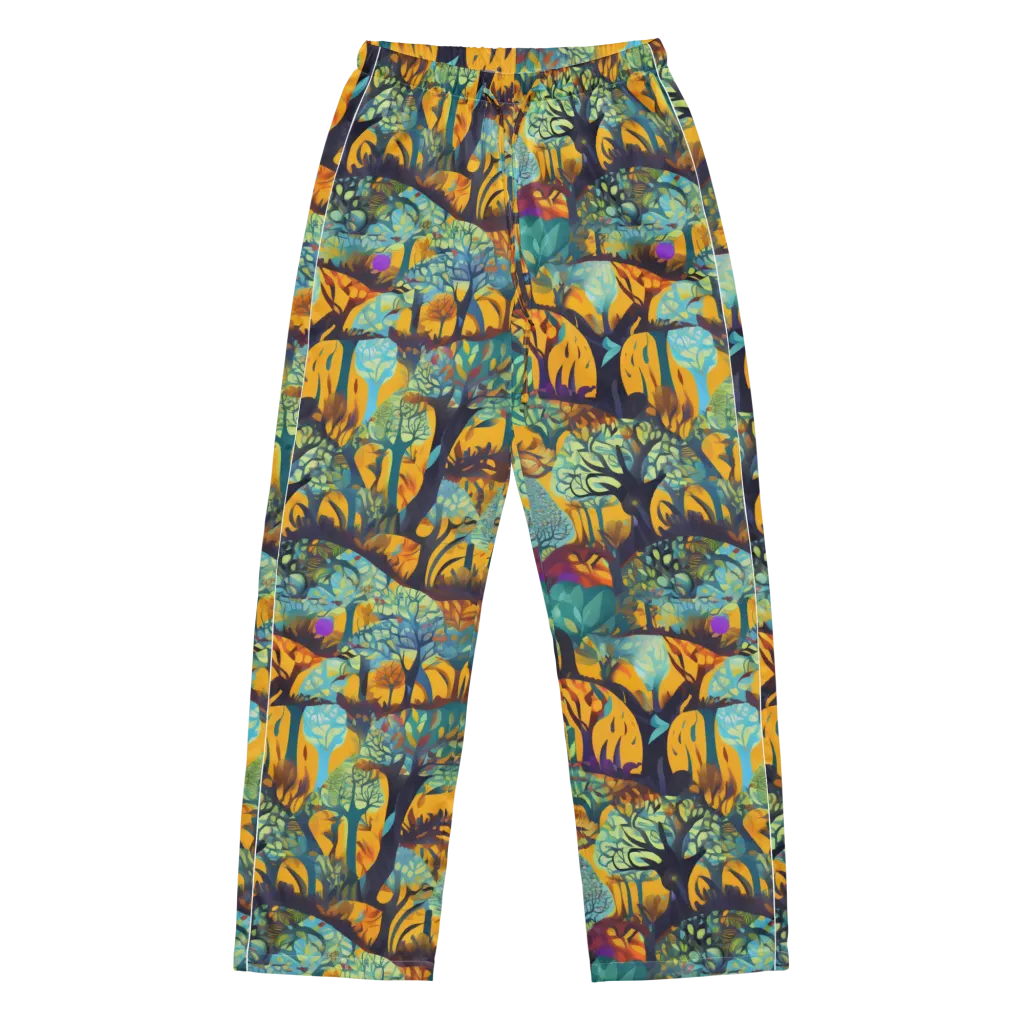 Saffron Canopy on Women's Pajama Pants — Front