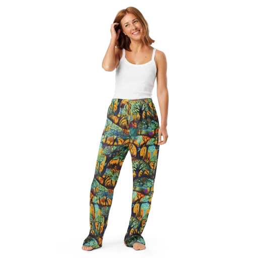 Saffron Canopy on a Women's Pajama Pants