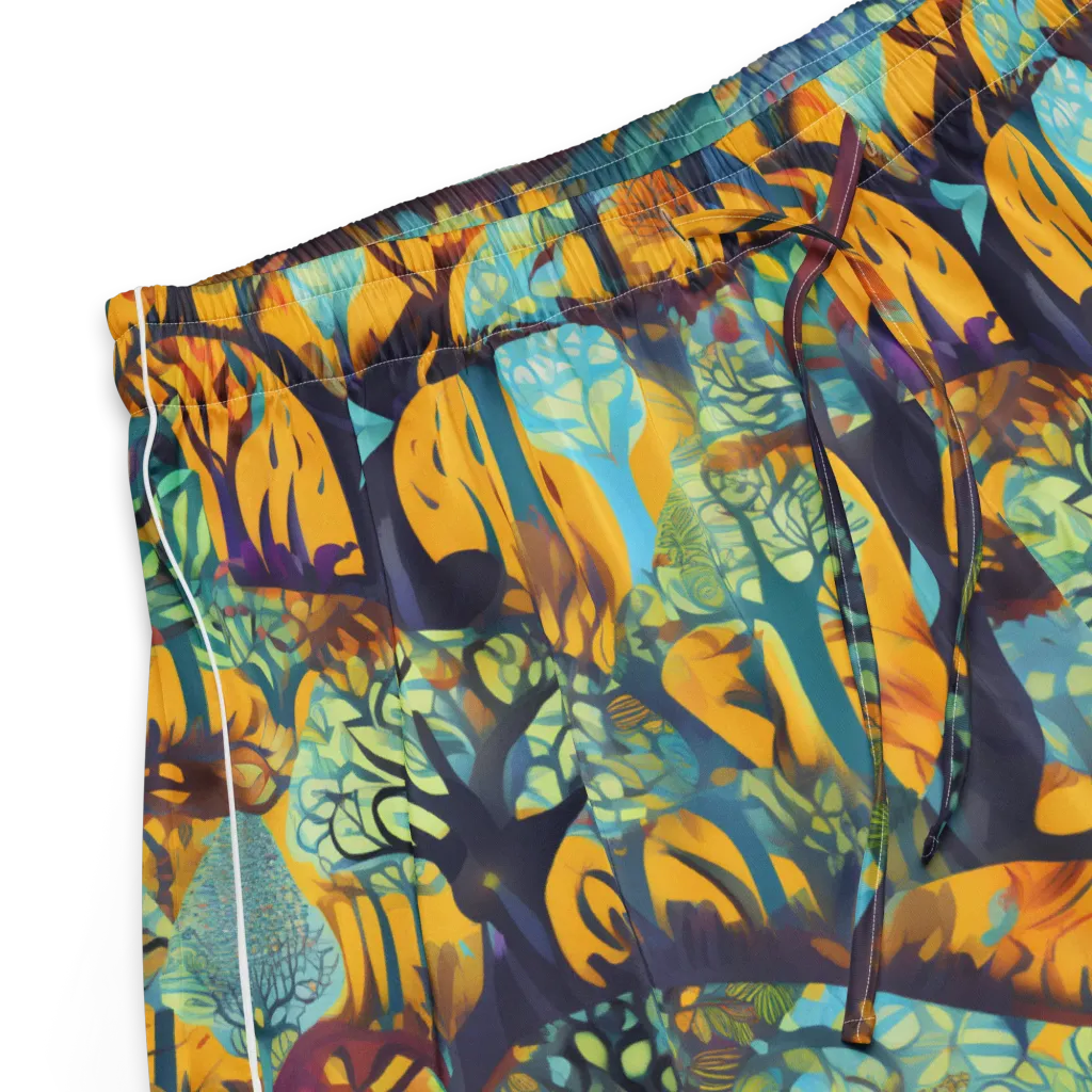 Saffron Canopy on Women's Pajama Shorts — Product details