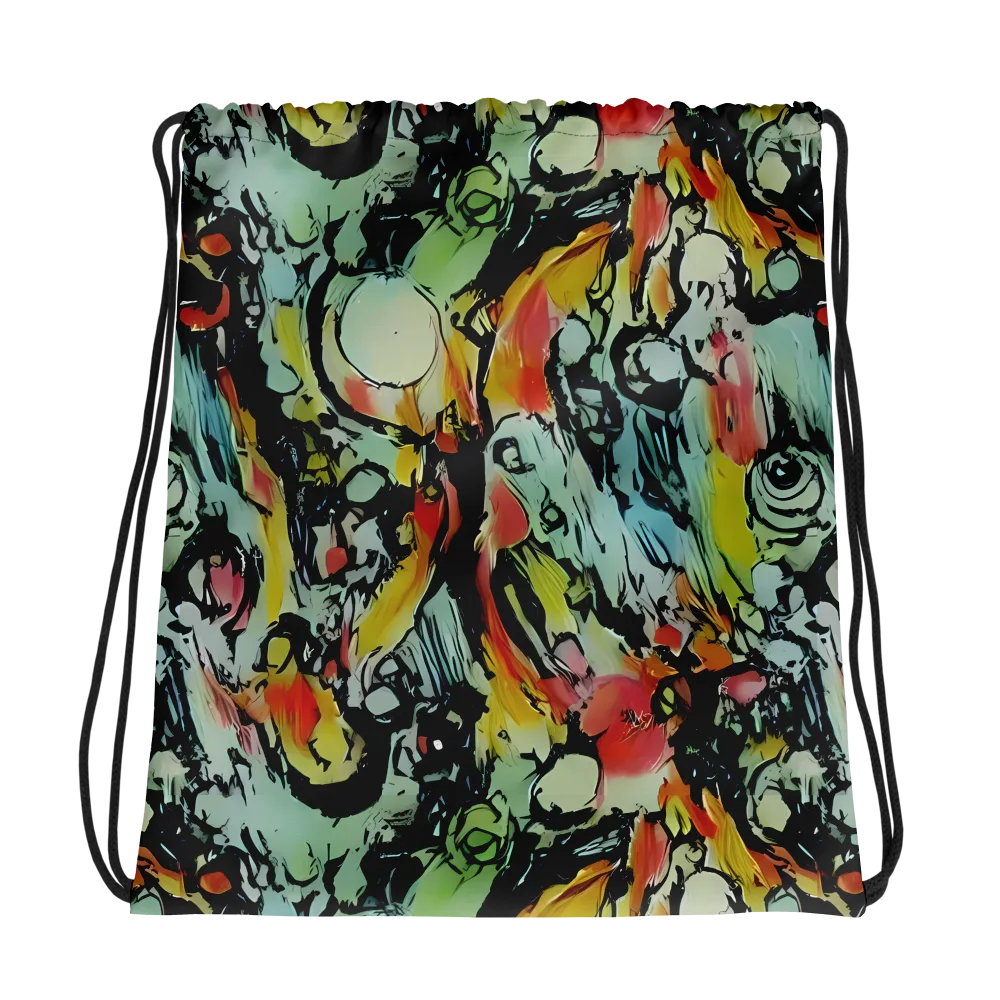 Chromatic Menagerie on Drawstring Bag — Photo