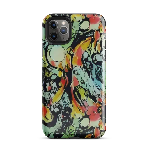 Chromatic Menagerie on a Tough Case for iPhone®