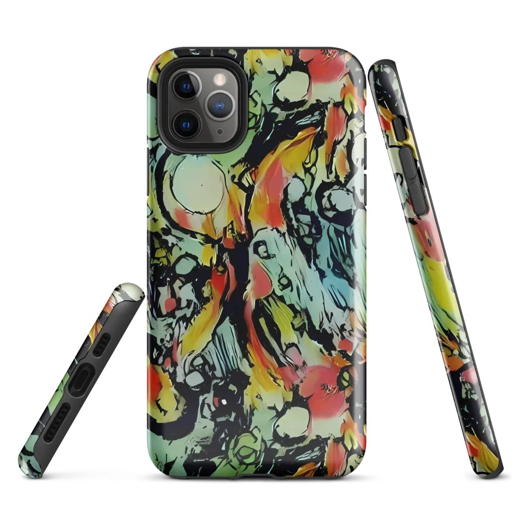 Chromatic Menagerie on Tough Case for iPhone® — Front