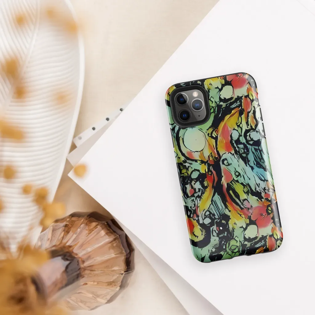 Chromatic Menagerie on Tough Case for iPhone® — Front