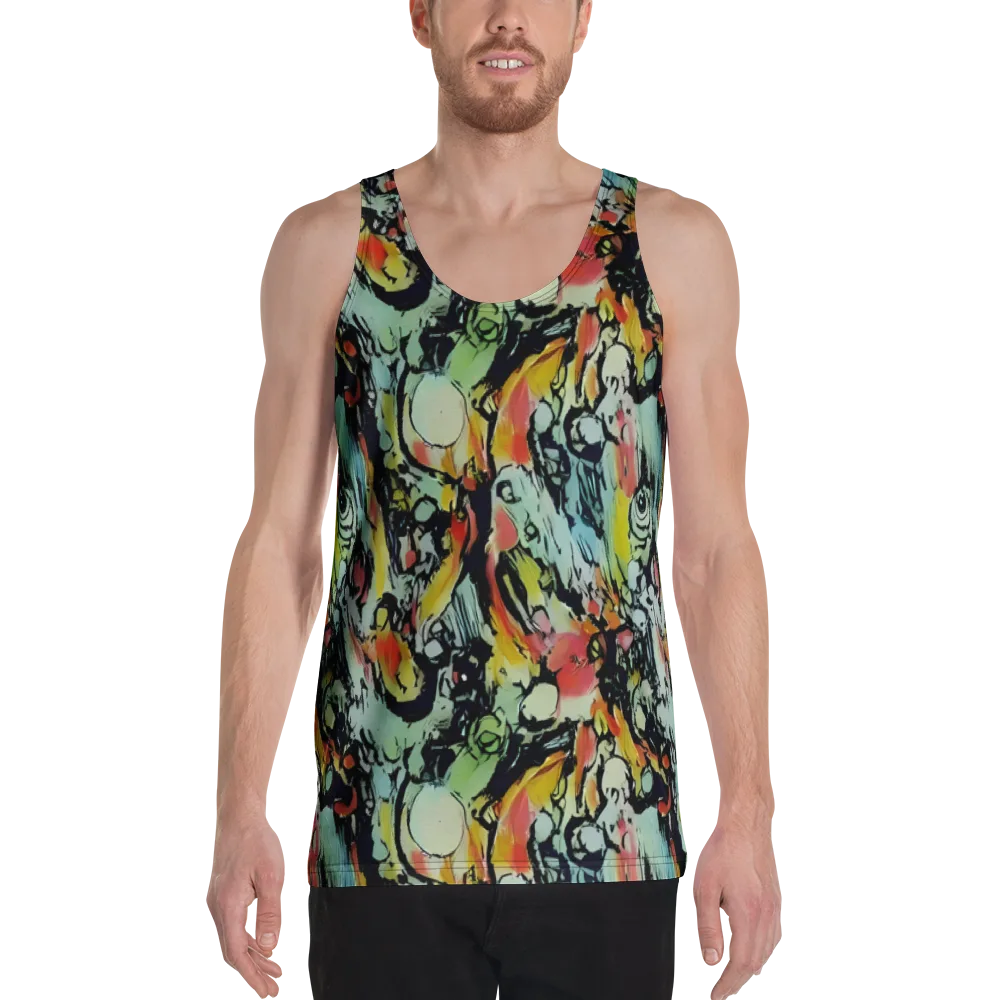 Chromatic Menagerie on Men's Tank Top — Front