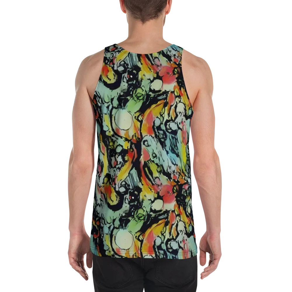 Chromatic Menagerie on Men's Tank Top — Back