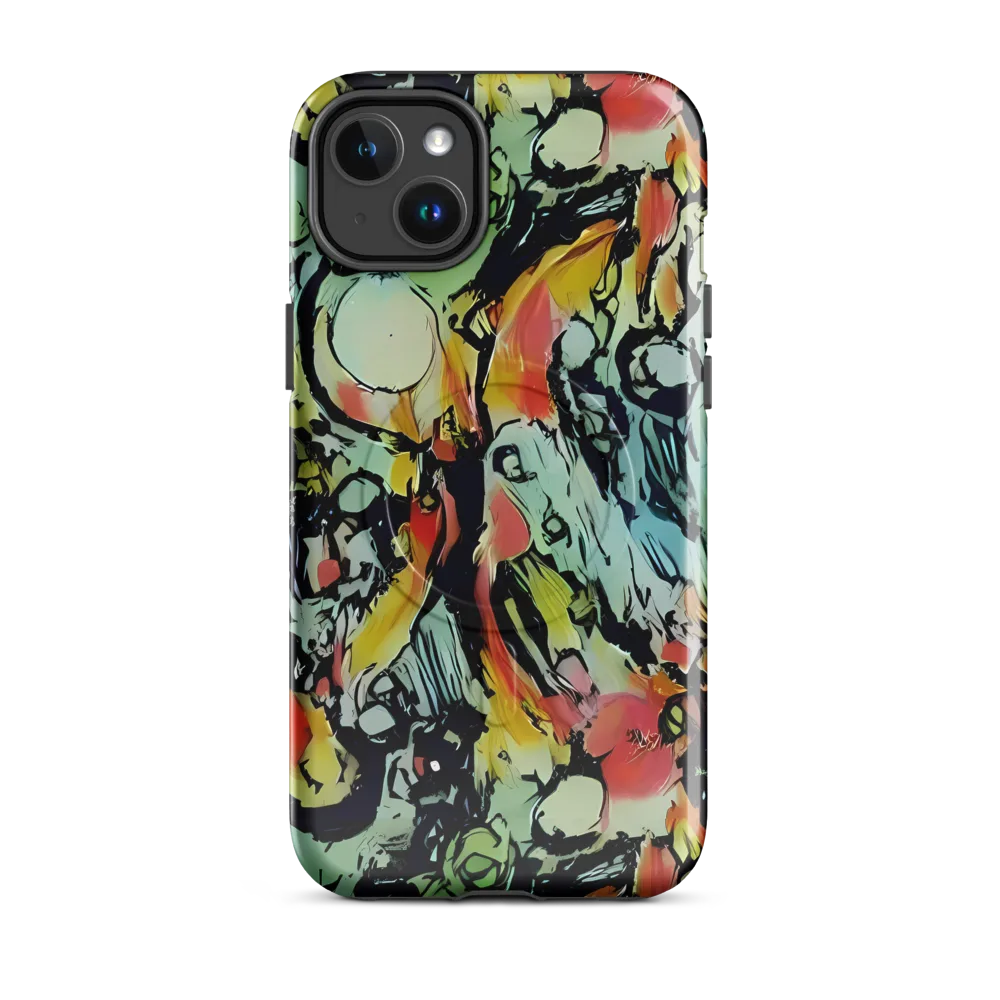 Chromatic Menagerie on MagSafe Tough Case for iPhone® — Front