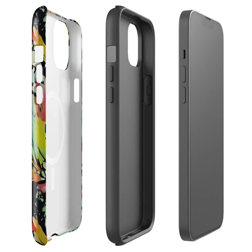Chromatic Menagerie on MagSafe Tough Case for iPhone® — Front