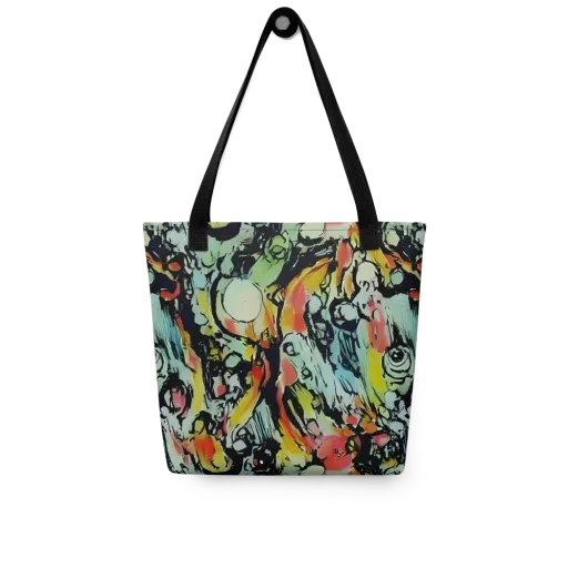 Chromatic Menagerie on a Tote Bag