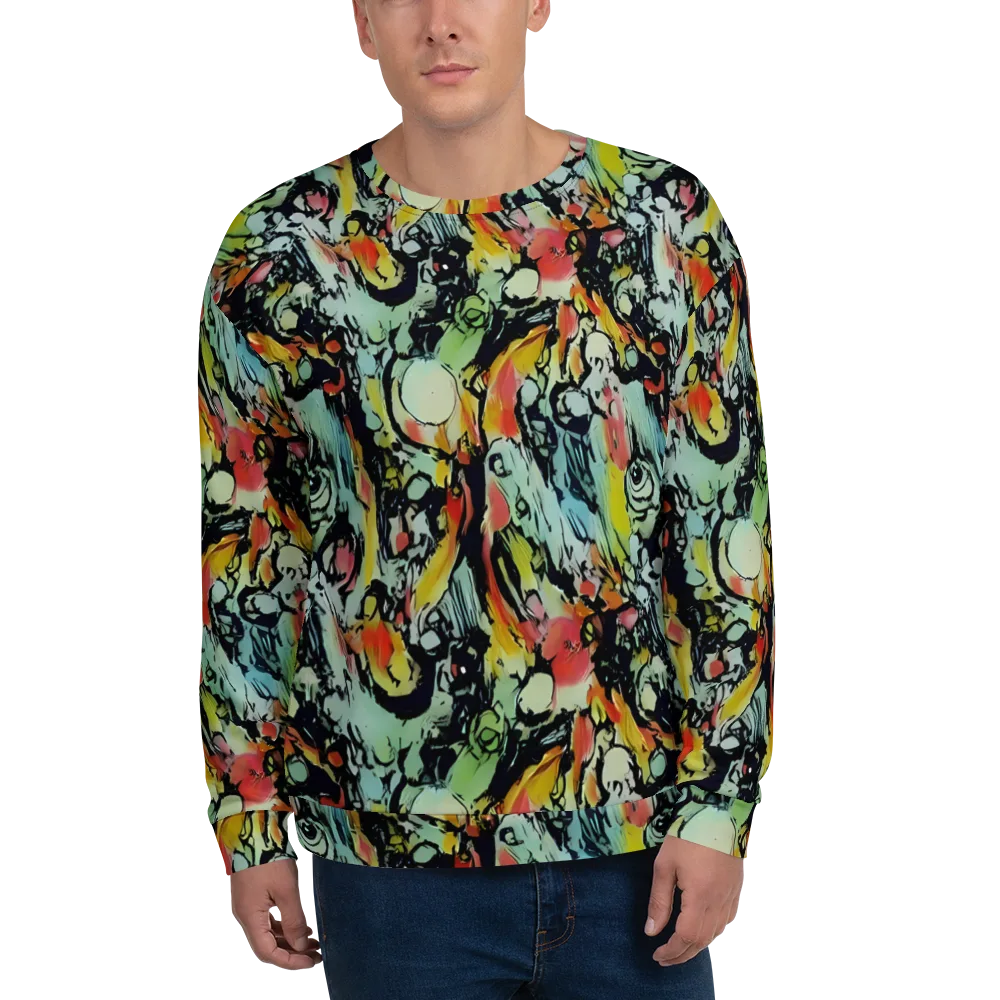 Chromatic Menagerie on Sweatshirt — Front