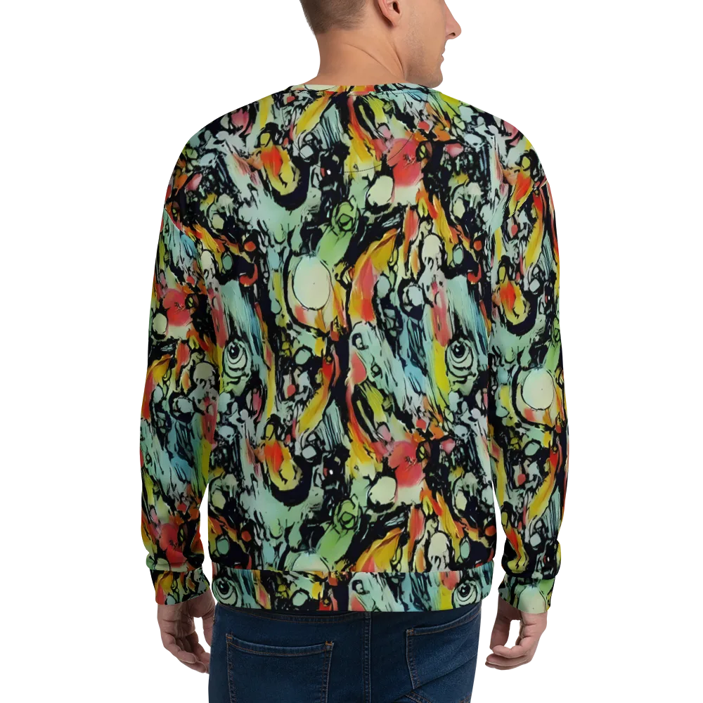 Chromatic Menagerie on Sweatshirt — Back