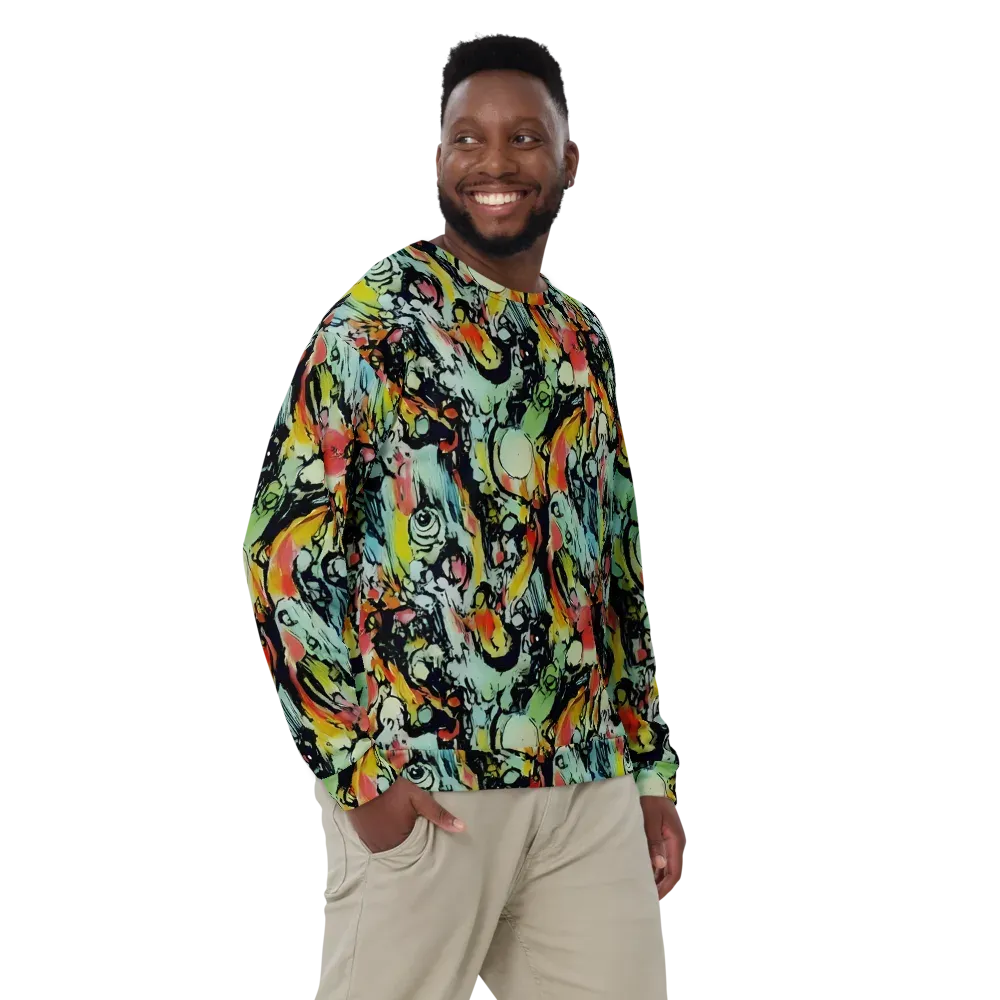 Chromatic Menagerie on Sweatshirt — Front