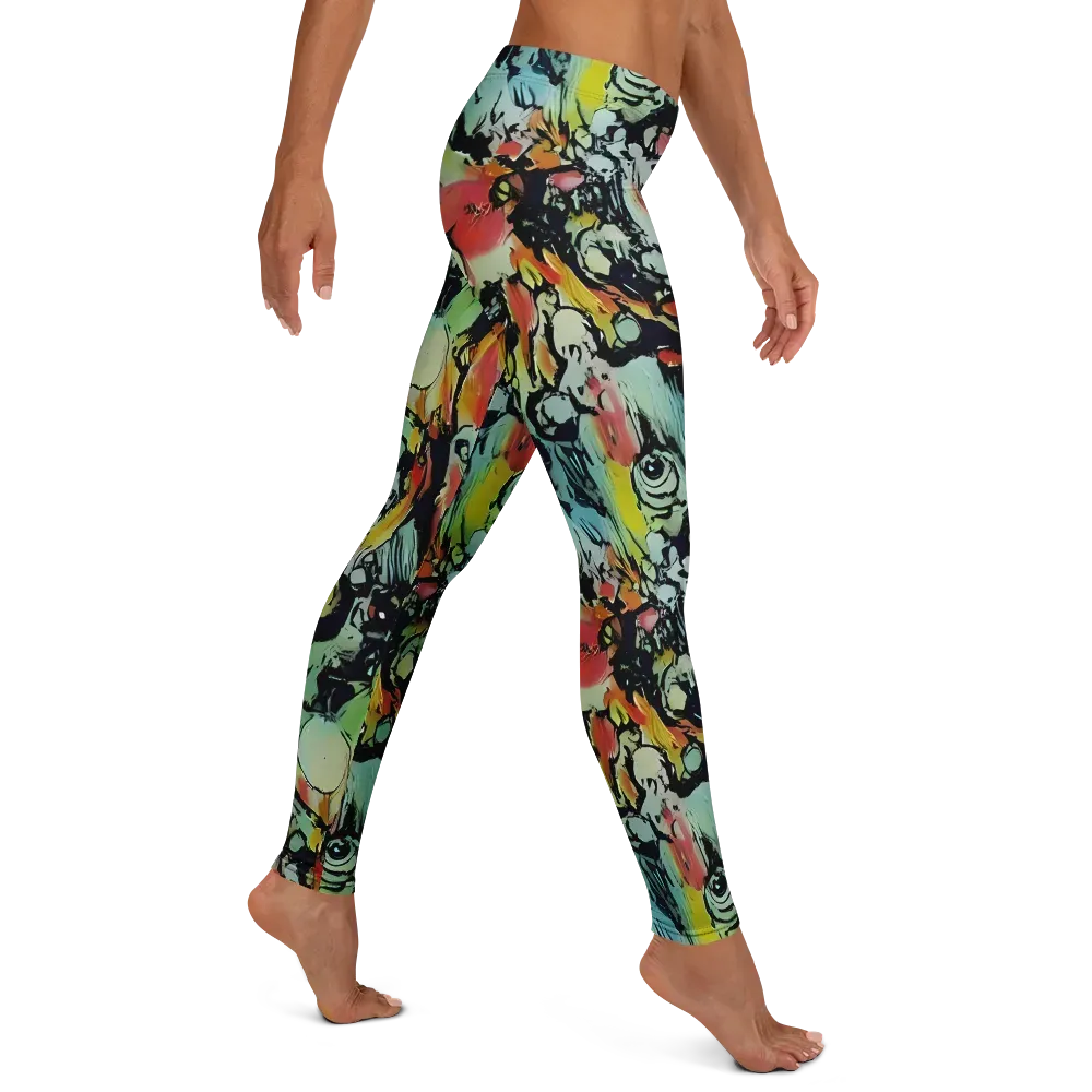 Chromatic Menagerie on Leggings — Right