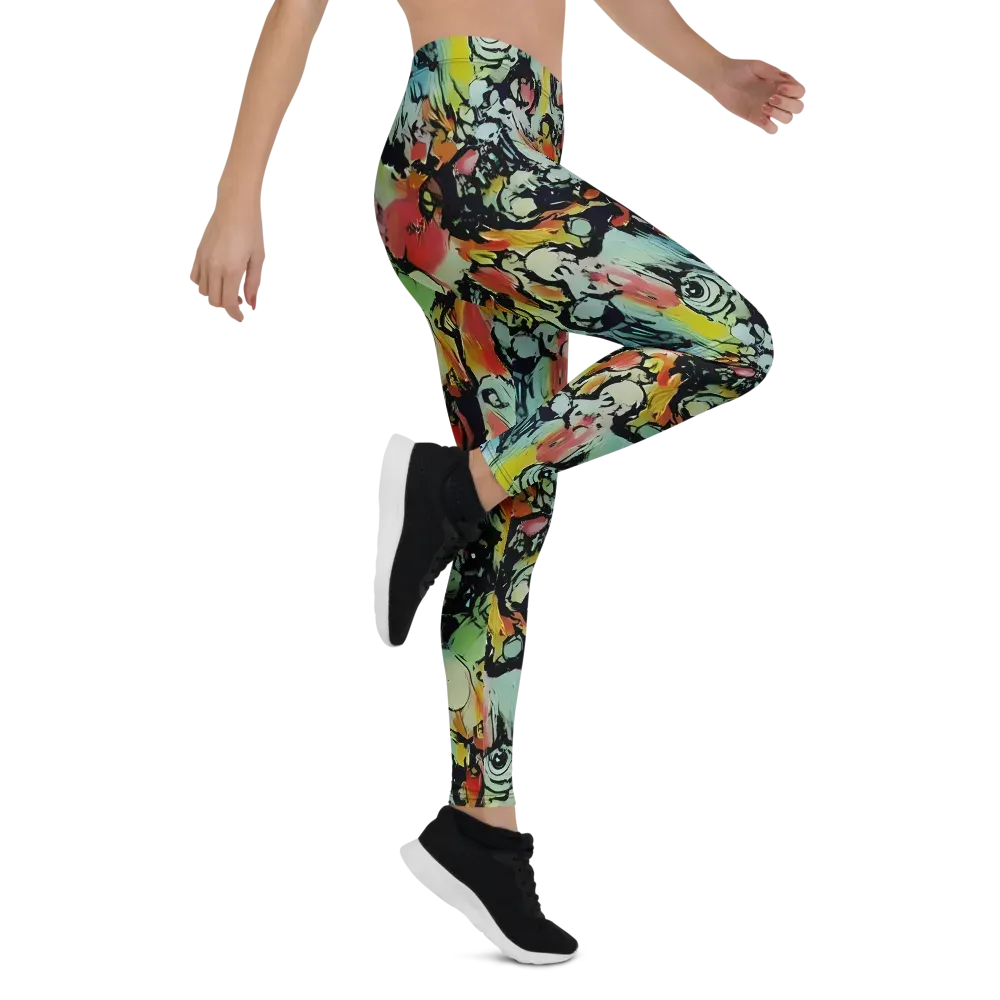 Chromatic Menagerie on Leggings — Right