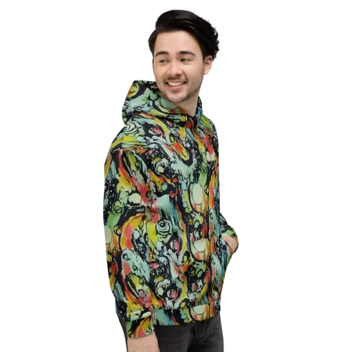 Chromatic Menagerie on a Hoodie