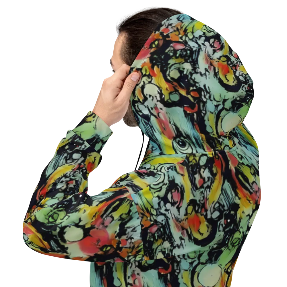 Chromatic Menagerie on Hoodie — Back