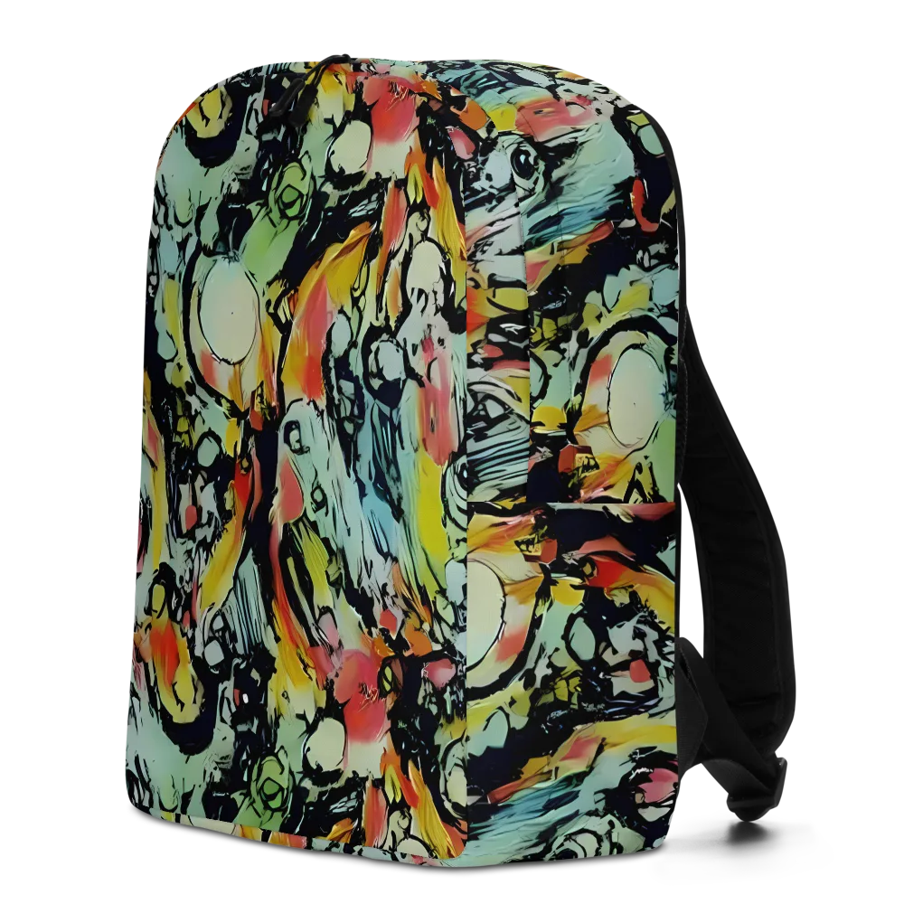 Chromatic Menagerie on Minimalist Backpack — Left