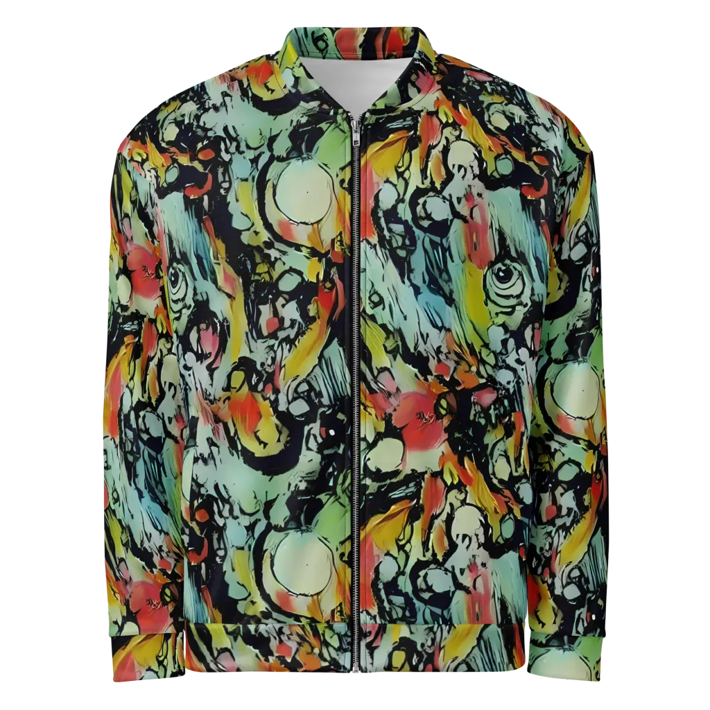 Chromatic Menagerie on Bomber Jacket — Front